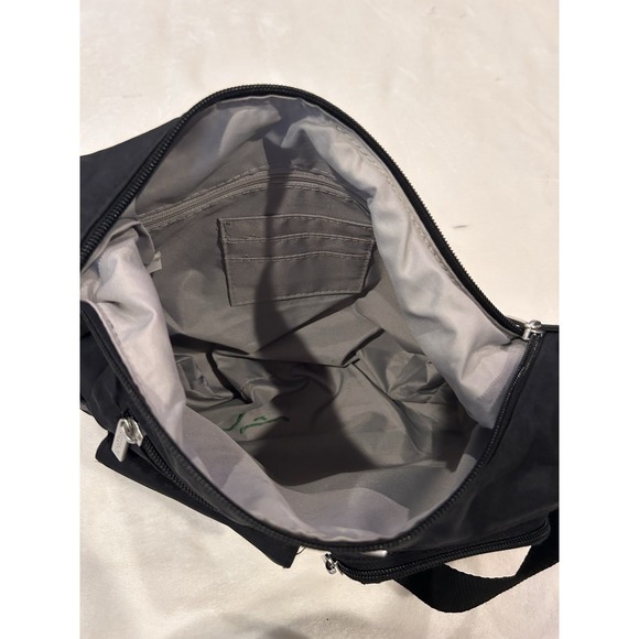 Baggallini Black Cheetah Print Lightweight Crossbody Bag for Women - Picture 10 of 10